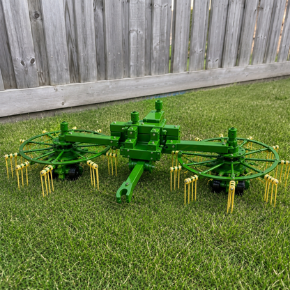 Twin Rotary Rake Attachment