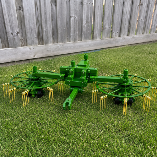 Twin Rotary Rake Attachment