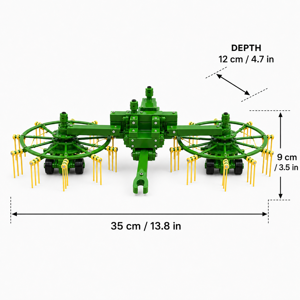 Twin Rotary Rake Attachment